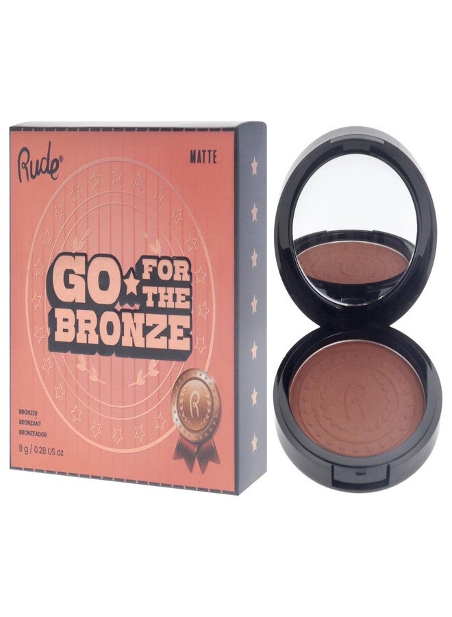 Rude Go for the Bronze - Did Not Break The Ribbon by Rude Cosmetics for Women - 0.28 oz Bronzer - Image 4